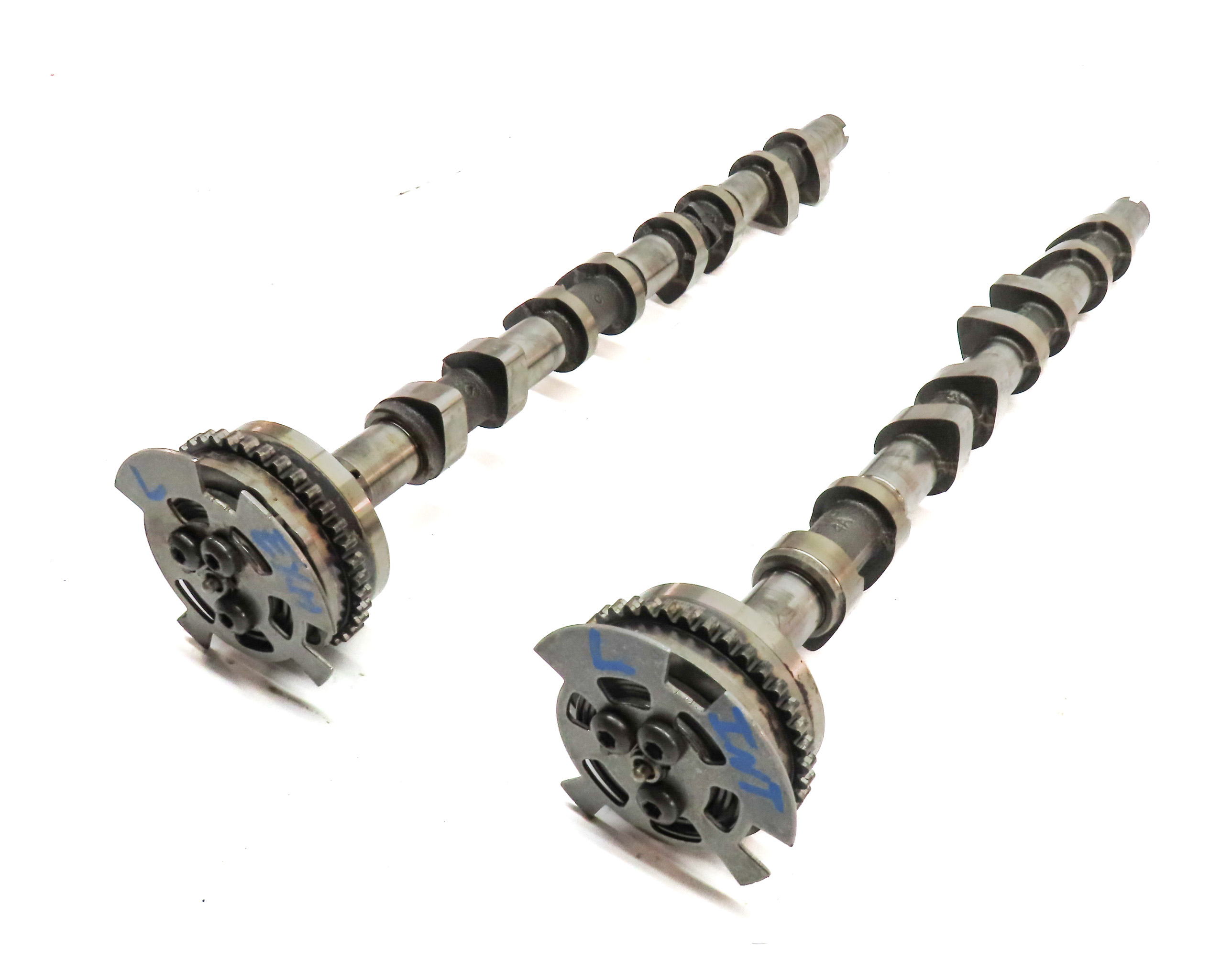 10-19 RANGE ROVER SPORT 5.0L SUPER LEFT HEAD INTAKE EXHAUST CAMSHAFT & GEAR SET2 — exact item pictured